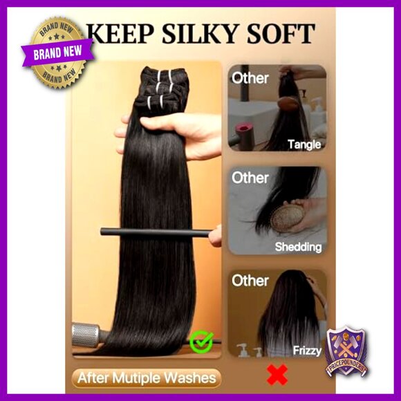 100% Raw Cambodian Hair Weave Bundles, 16-20 Inches, Long-Lasting main image 5